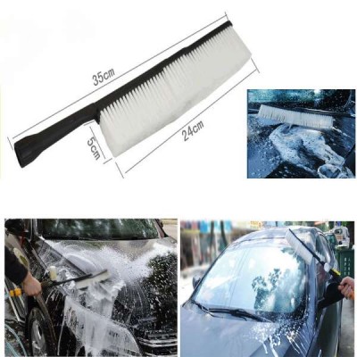 plastic car wash brush cleaning brush with foam sprayer